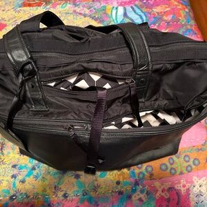 Lululemon Leather Gym/Yoga/Travel Bag